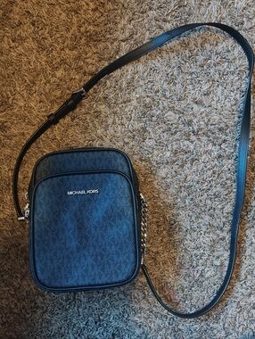 Michael Kors Gray MK Signature Crossbody